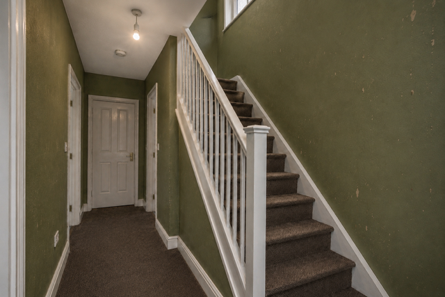 Hallway and stairs before